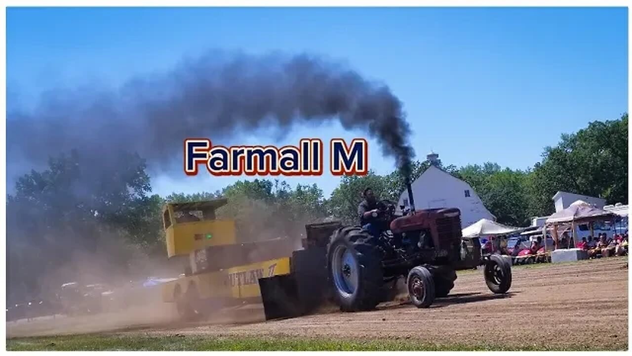 4bt Cummins Powered Farmall M Sled Pulling Gary SD 7-3-2023