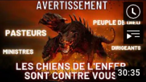 VISION : AVERTISSEMENT - Pasteurs, Ministres, Peuple de Dieu les chiens de l'Enfer sont contre vous