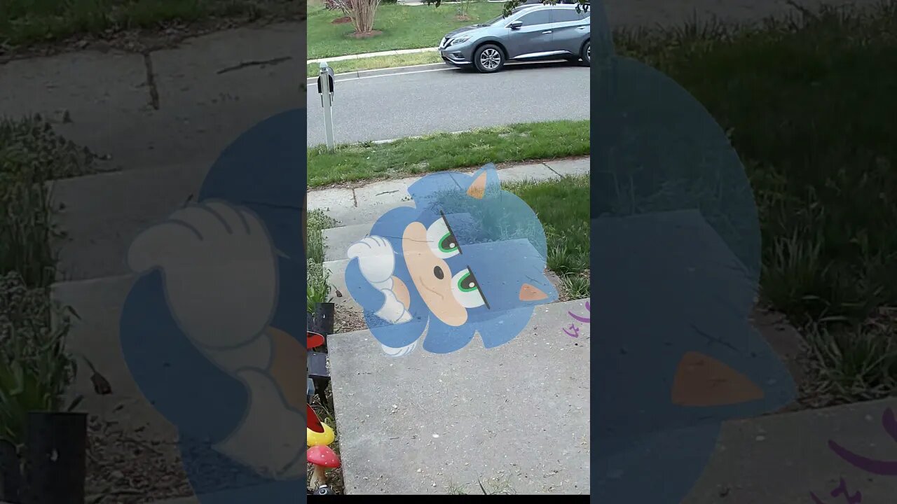 Half Of Sonic The Hedgehog Visits #Shorts 😖