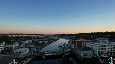 The Drone Zone! Mystic Seaport at Sundown! Mystic, CT