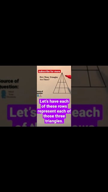 How many triangles are there? #shorts #mathtrick