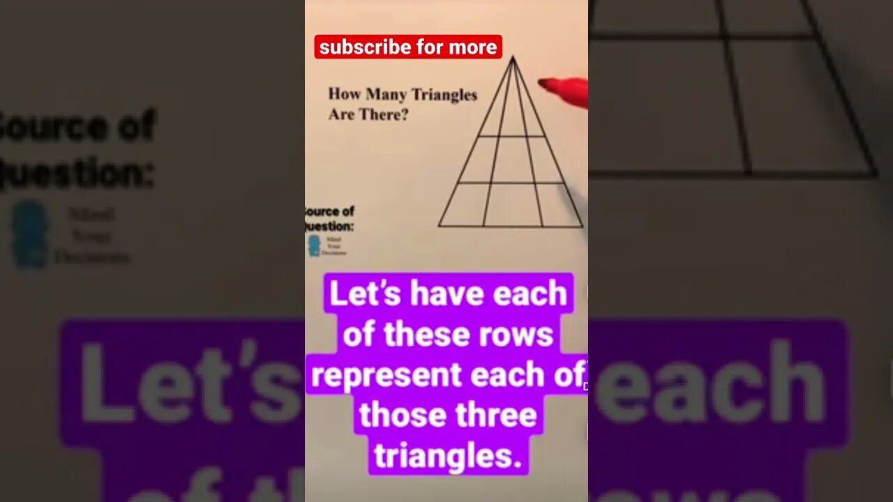 How many triangles are there? #shorts #mathtrick