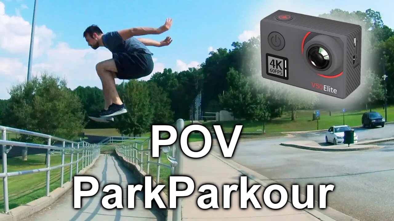 POV Parkour at the Park - Akaso Action Cam Review