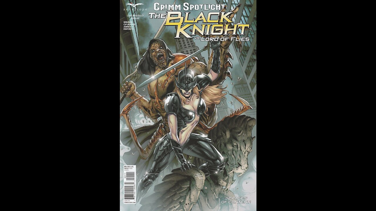 Grimm Spotlight: The Black Knight vs. Lord of Flies -- One-Shot (2021, Zenescope) Review