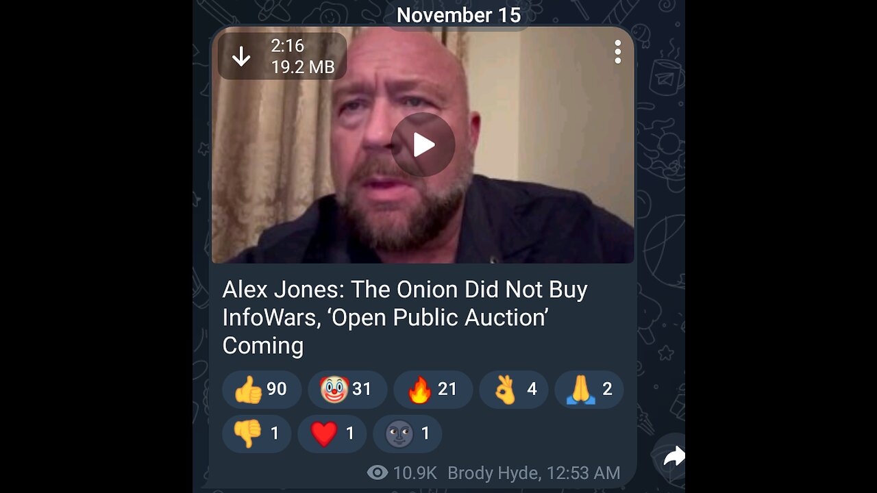 News Shorts: Alex Jones Infowars Auction Update