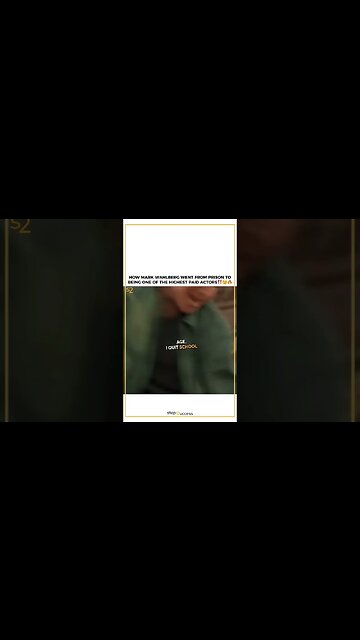 Mark Wahlberg QUIT SCHOOL AT 13! Went to jail shortly after, now he has #Wahlburgers Keep 🏃#shorts