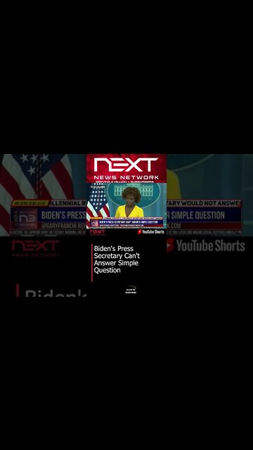 Biden's Press Secretary Can't Answer Simple Question #shorts