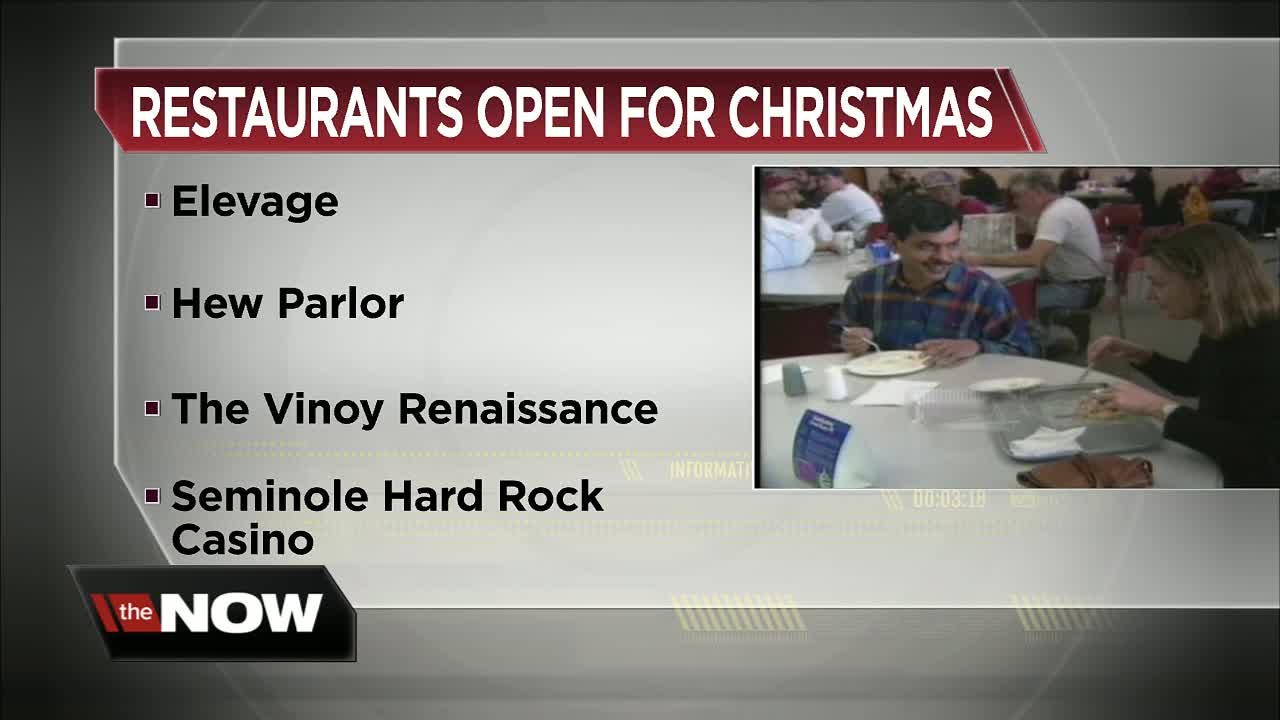 Restaurants open for Christmas