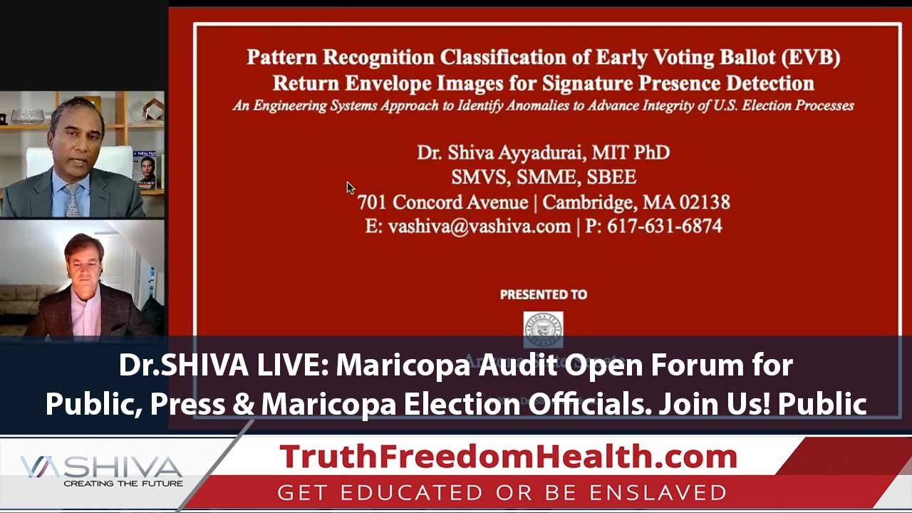 Maricopa Audit Open Forum for Public, Press & Maricopa Election Officials. Join Us! Public
