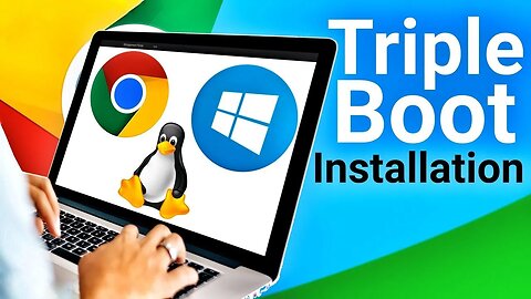 طريقة عمل Triple Boot وتثبيت 3 أنظمة: ويندوز ولينكس وكروم على جهاز واحد