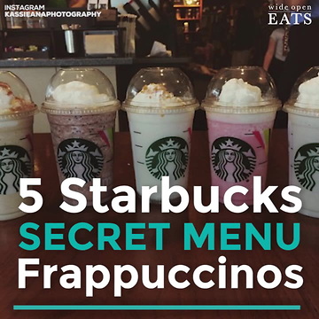5 Starbucks Secret Menu Frappuccinos