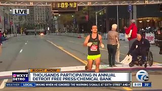 Detroit Free Press Chemical Bank annual marathon underway