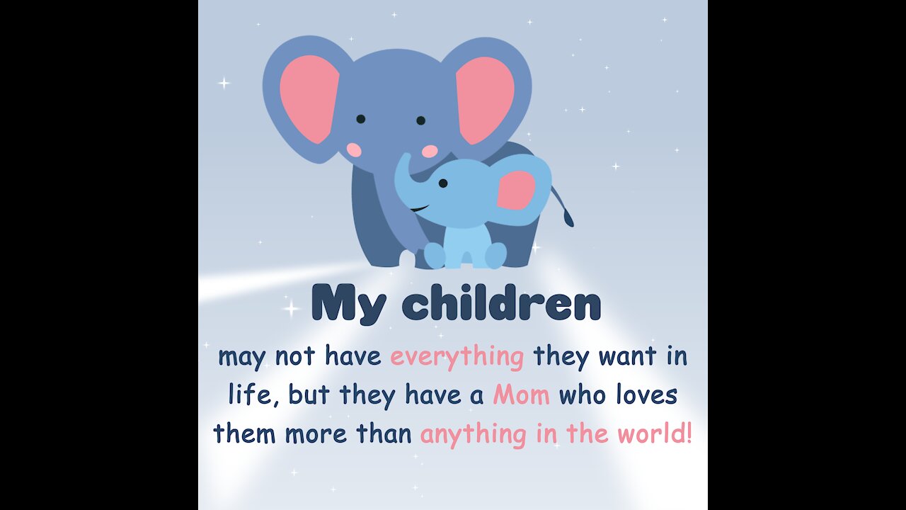 My Children May Not Have Everything [GMG Originals]