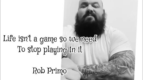 Life Isn’t a game so we need to stop playing in theirs