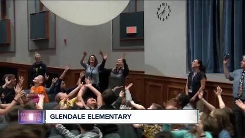 Andy's weather machine visits Glendale Elementary
