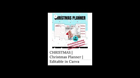 Free Christmas Planner !