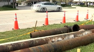Aftermath of a sewage spill