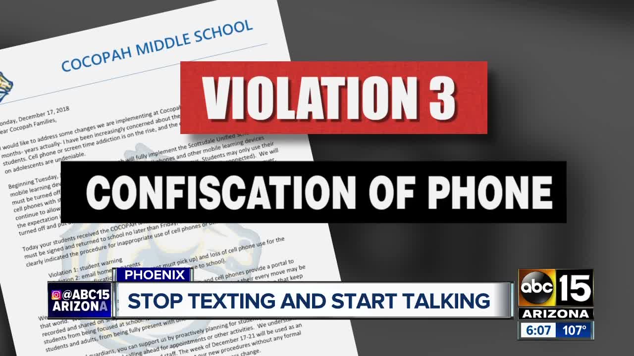 Valley school says new cell phone policy is working