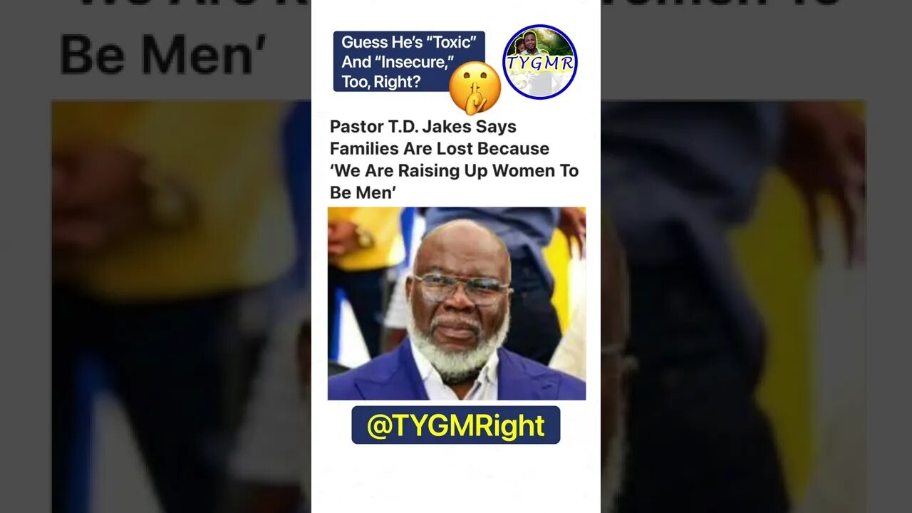 Oh No! T.D. Jakes, Canceled? | Relationships and Dating Videos #Shorts