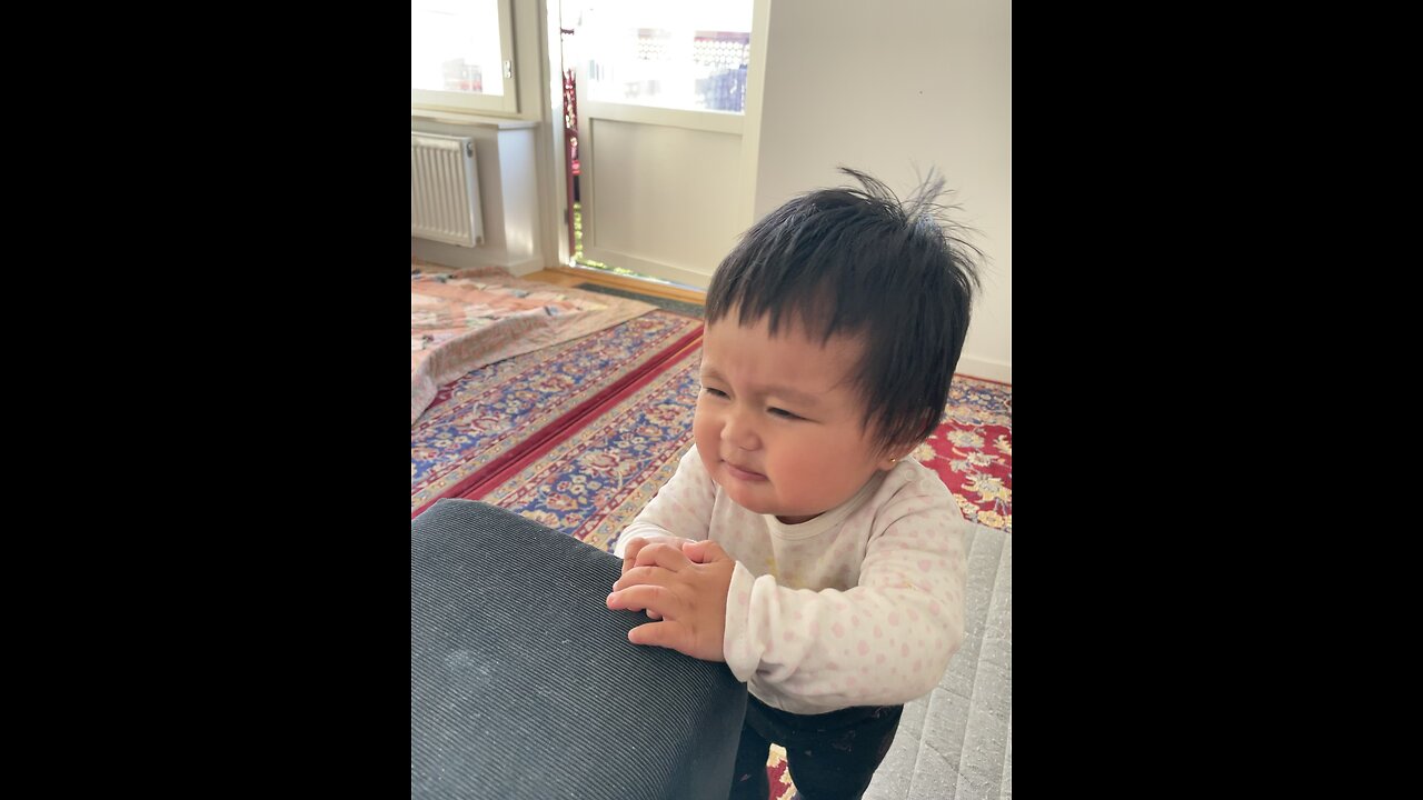 Baby crying is cute