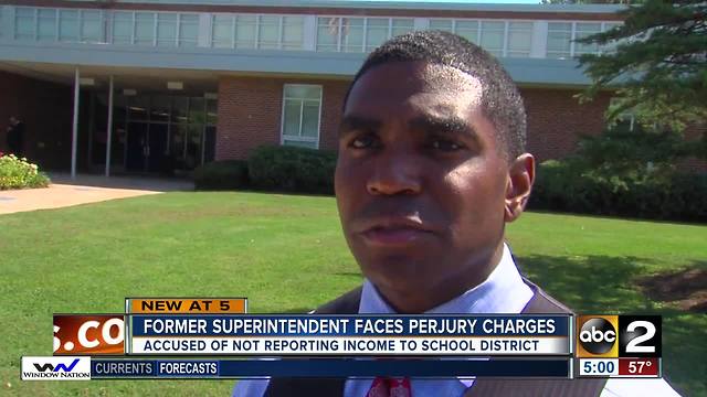 Former Baltimore County Schools Superintendent, Dallas Dance, charged with perjury