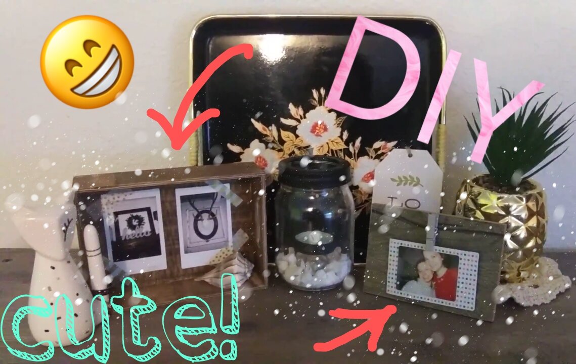 2 DIY Polaroid photo frames