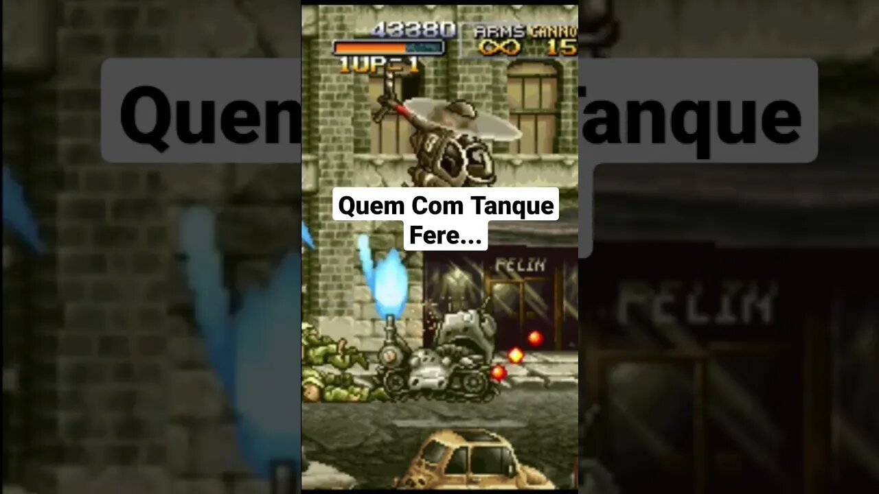 Com Tanque Será Ferido! - Metal Slug X COOP - PC