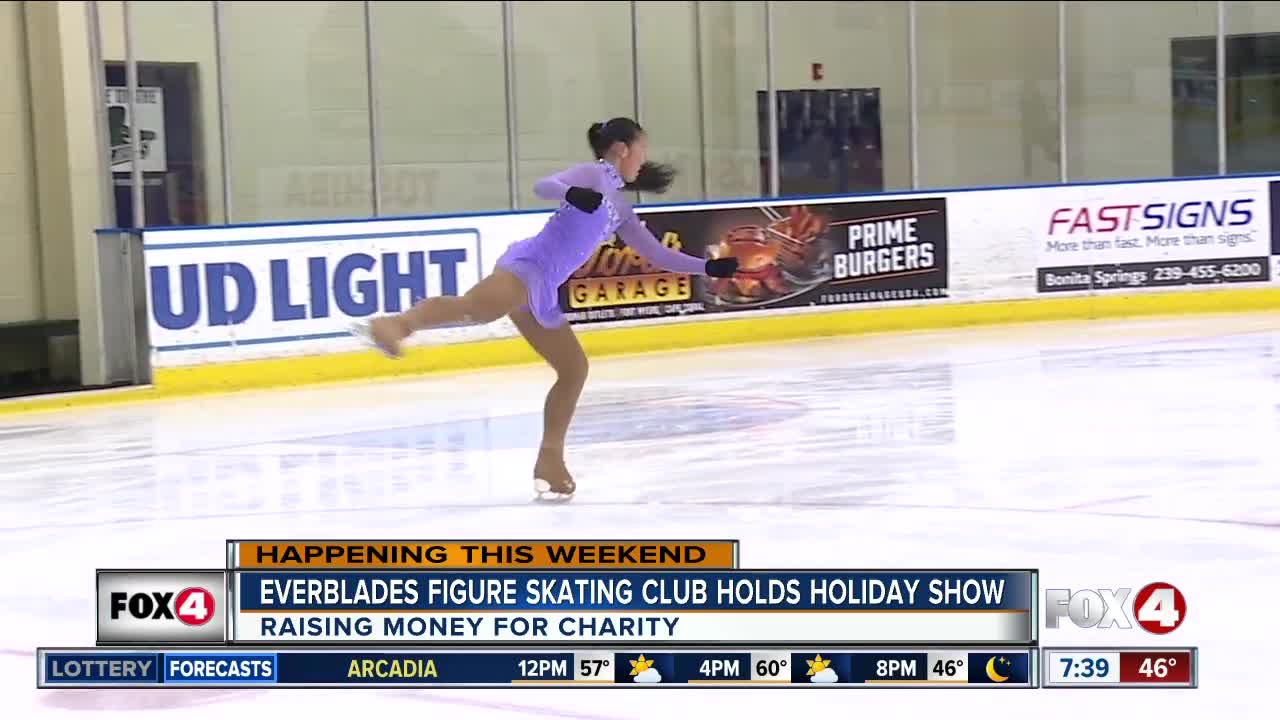 Everblades Figure Skating Club holds holiday show to help raise money for charity - 7:30am live report