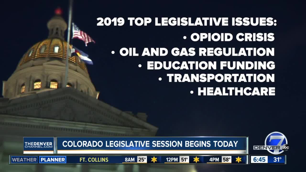 Colorado legislative sessions begins today