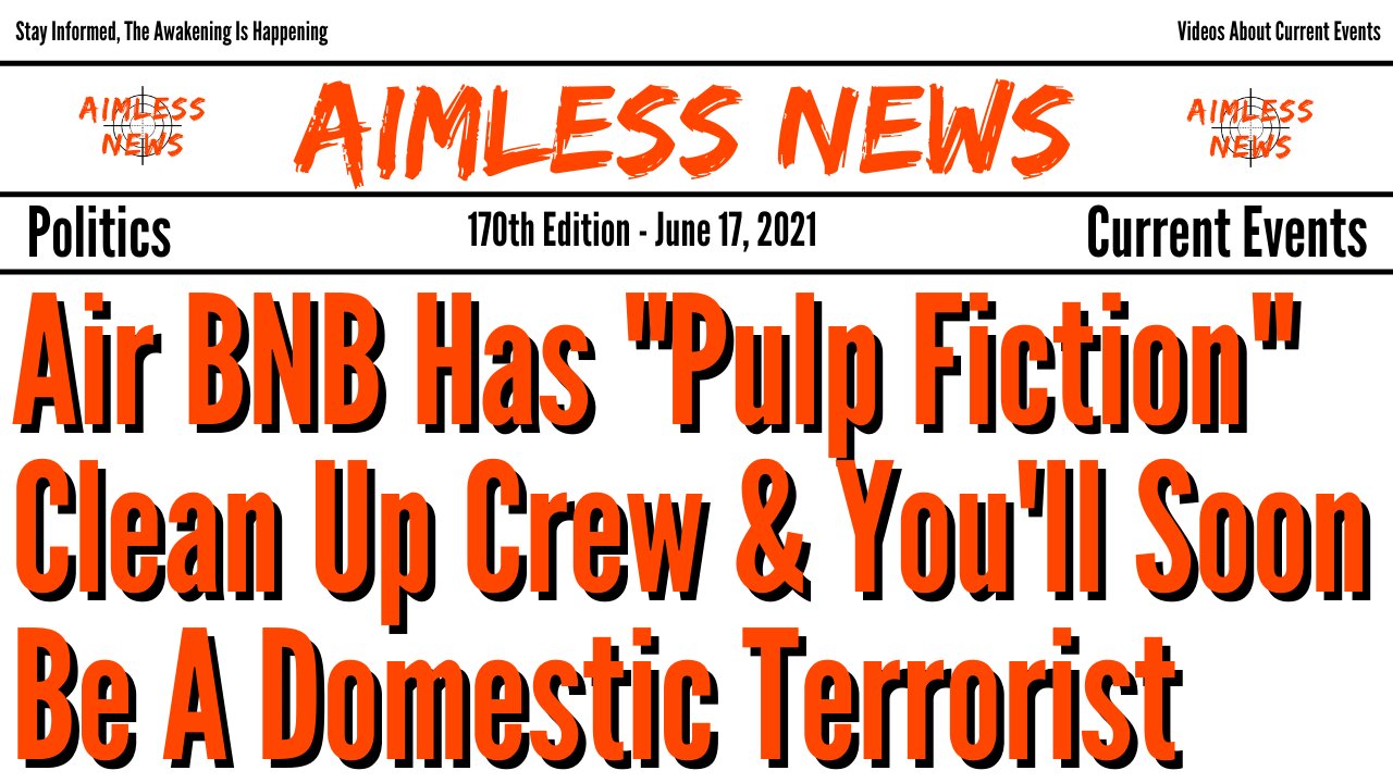 Air BNB Has "Pulp Fiction" Clean Up Crew & You'll Soon Be Labeled A Domestic Terrorist