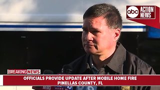 Two women found dead after suspicious mobile home fire in Pinellas County | News Conference