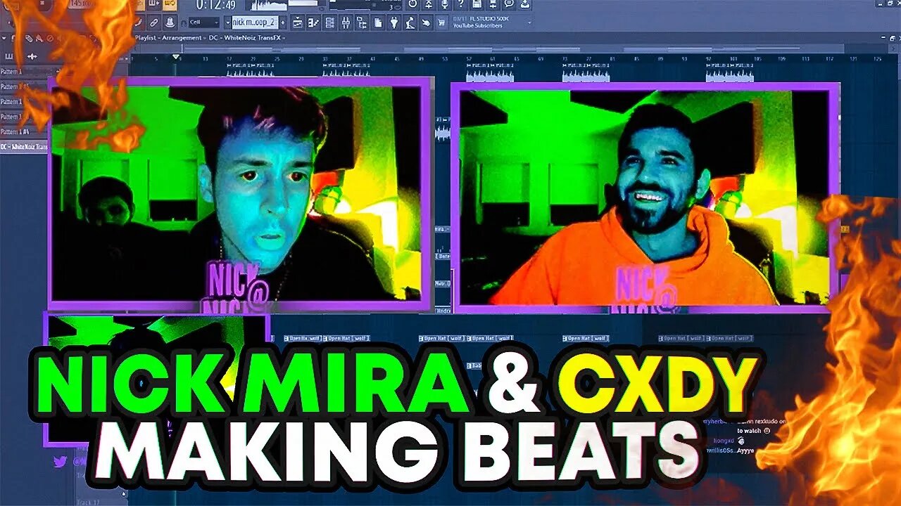 Nick Mira Making 7 Melodic Beats In 30 Minutes w Cxdy 🔥 LIVE 03 17 21