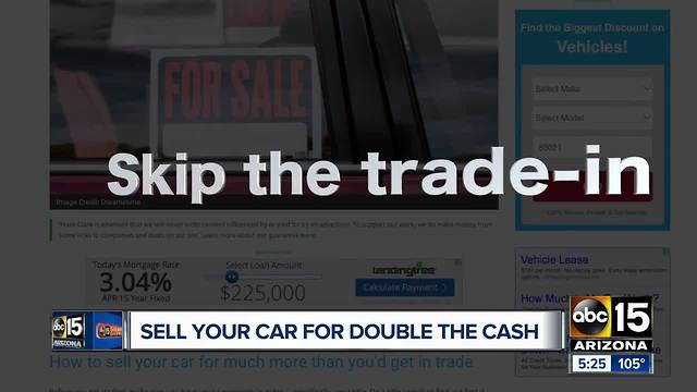Sell your car for double the cash!