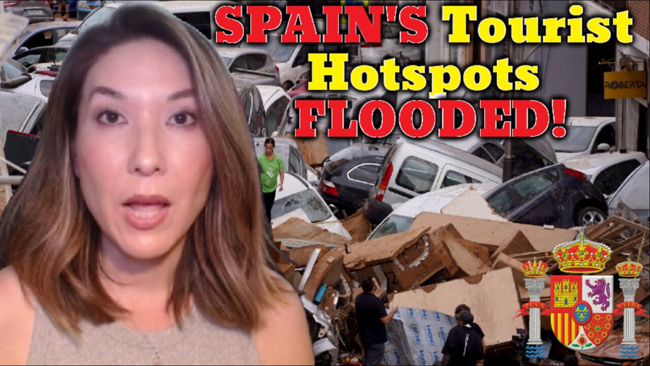 SPAIN'S Tourist Hotspots FLOODED!