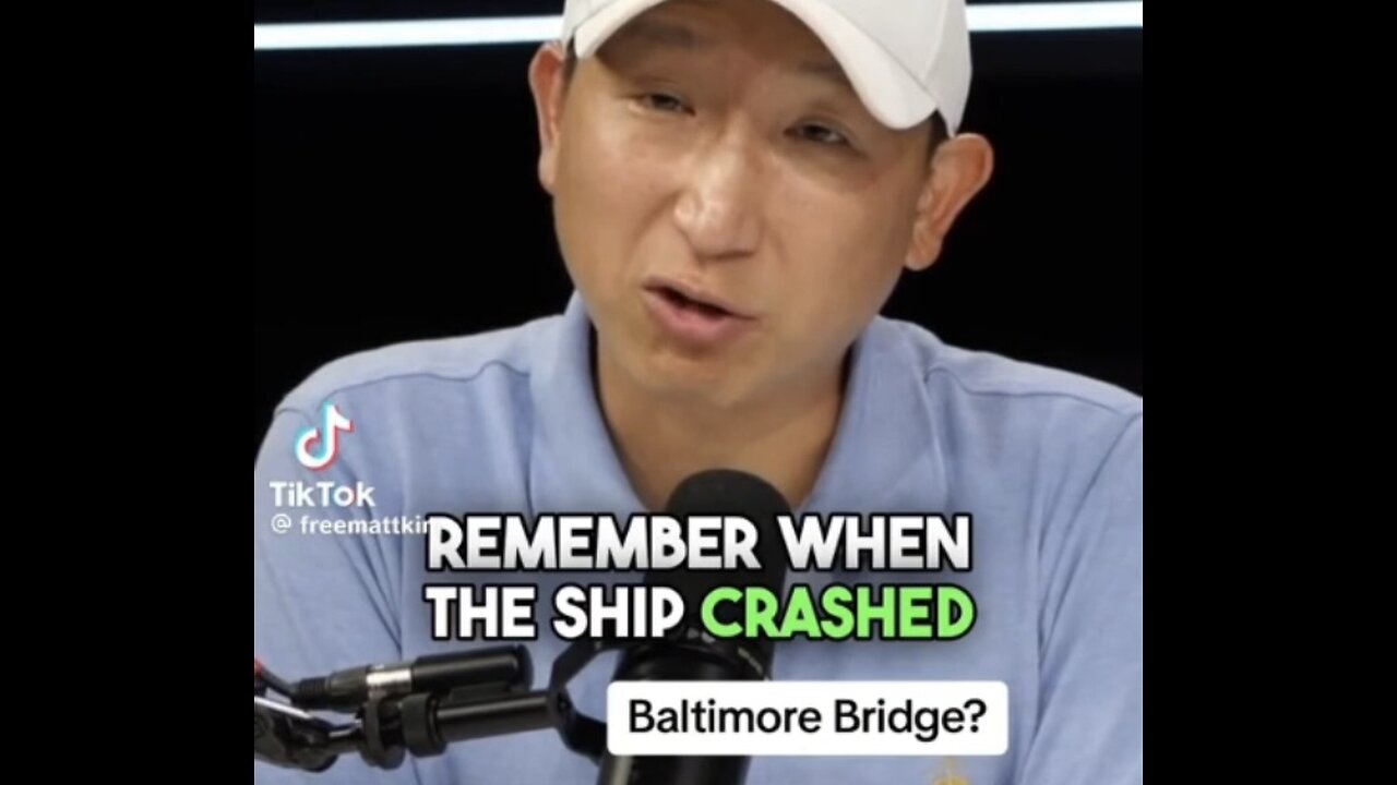 Captioned - CCP got involved with US govt to cover up Baltimore bridge incident