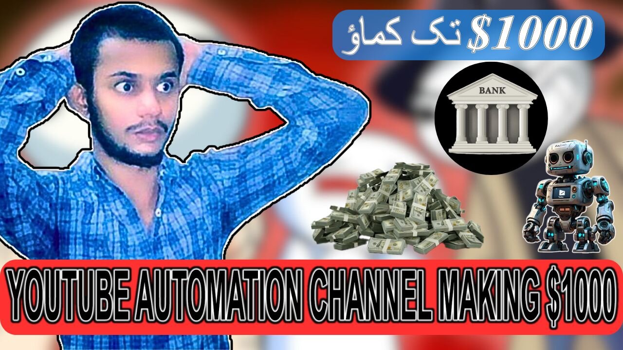 $1000 Earning Banao | Youtube Automation Complete Method | Earning Direct Bank Mai | Shaikh Raqib