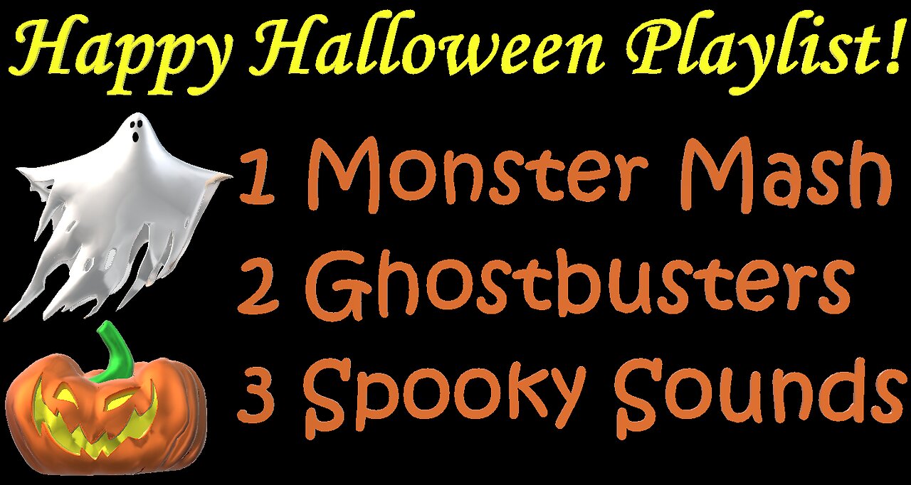 Happy Halloween - Halloween Song Playlist - Moster Mash - Ghostbusters - Spooky Sounds Party Video