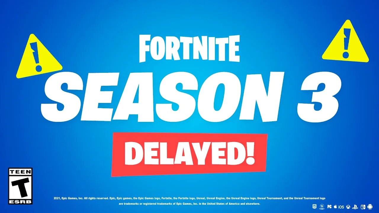 FORTNITE SEASON 3 got DELAYED!..