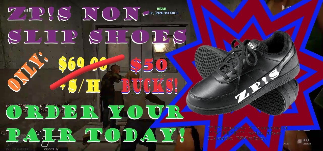 NEW! Zombie Panic! Source Non-Slip Shoes!