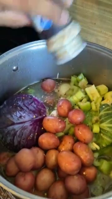 Delicious vegetable stew￼