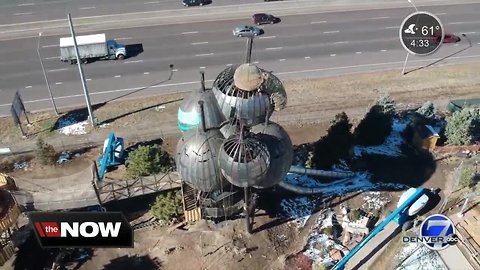 Have you seen this new 500-foot long aerial course park growing in Denver along I-25?