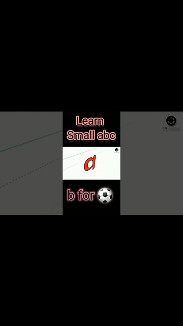 b for ball | short | small abc #abcd #learnabc #shorts #learnabcfortoddlers #smallabcd #abc
