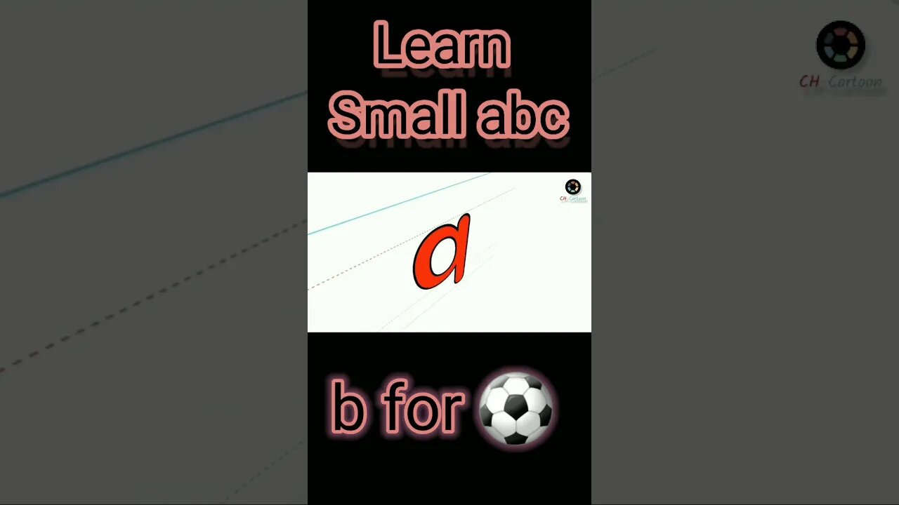 b for ball | short | small abc #abcd #learnabc #shorts #learnabcfortoddlers #smallabcd #abc