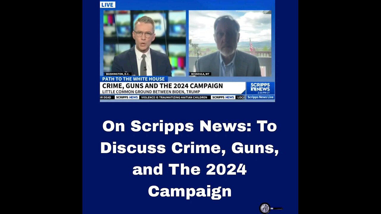 On Scripps News: To Discuss Crime, Guns, and The 2024 Campaign