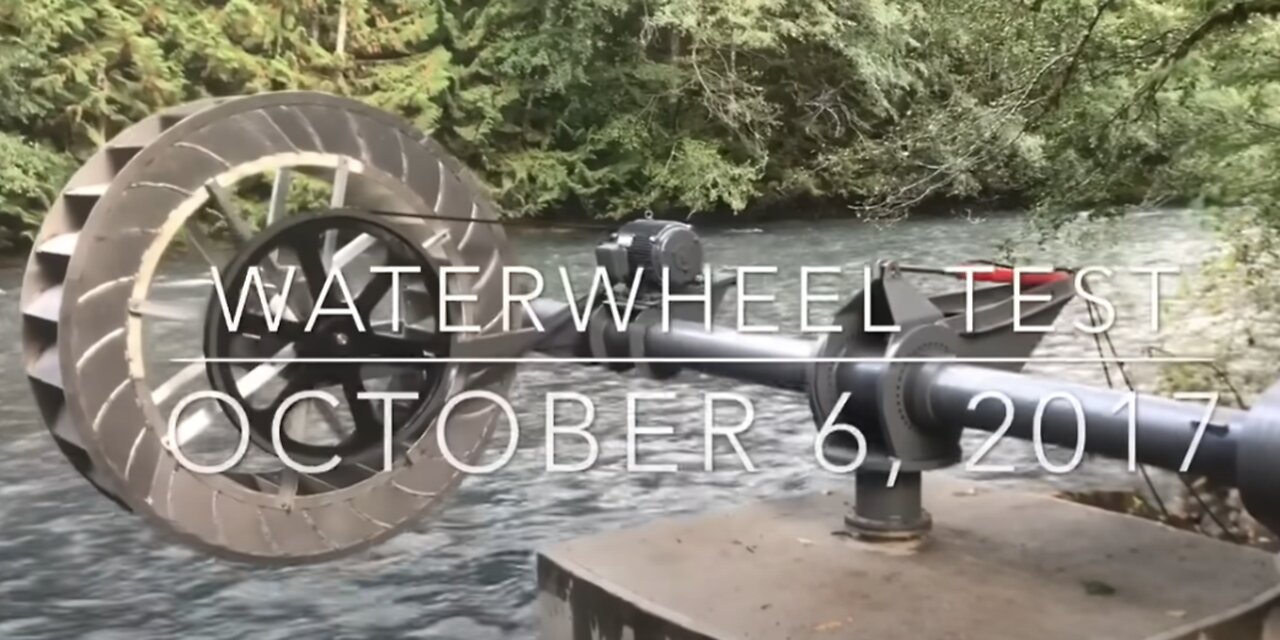 Innovative Poncelet Water Wheel 2017