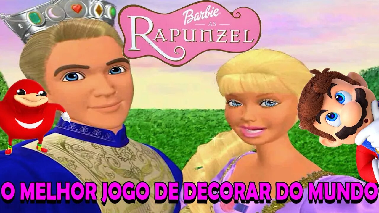 DECORANDO O CASTELO COM A BARBIE RAPUNZEL