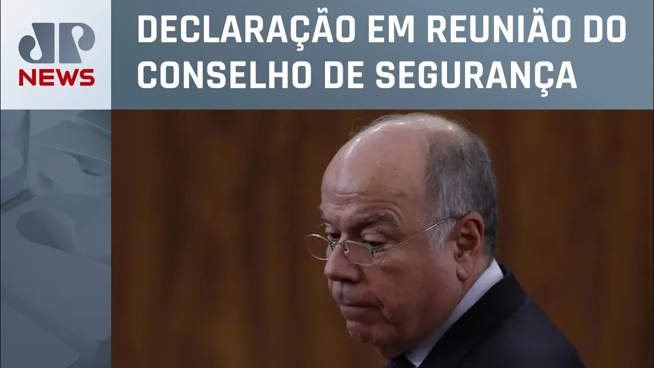 Mauro Vieira sobre conflito Israel-Hamas: “Falta de ação da ONU é uma vergonha”