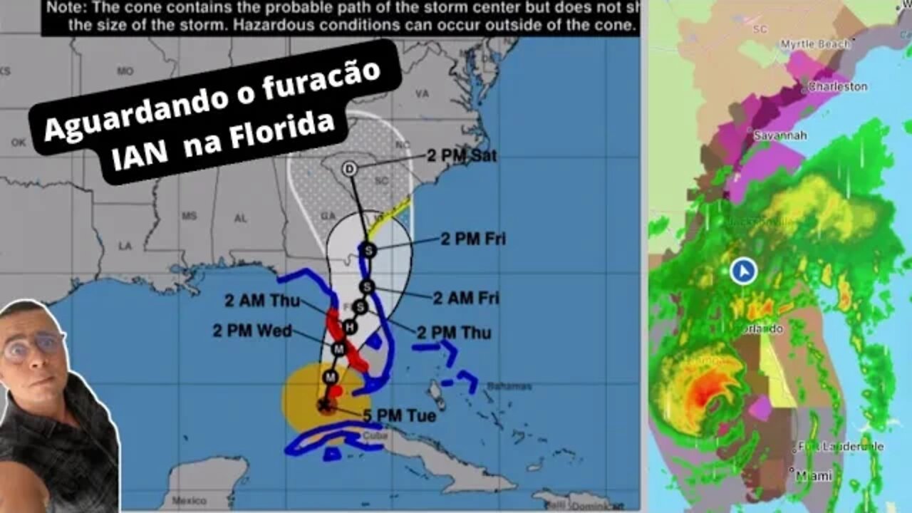 Preparação e expectativa FURACÃO IAN - Região Daytona Beach até Palm Coast