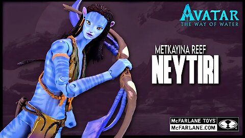 McFarlane Toys Avatar The Way of Water Neytiri Metkayina Reef Figure @TheReviewSpot