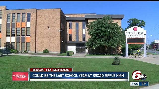 Broad Ripple students experience their last 'first day' of school as the building is set to close